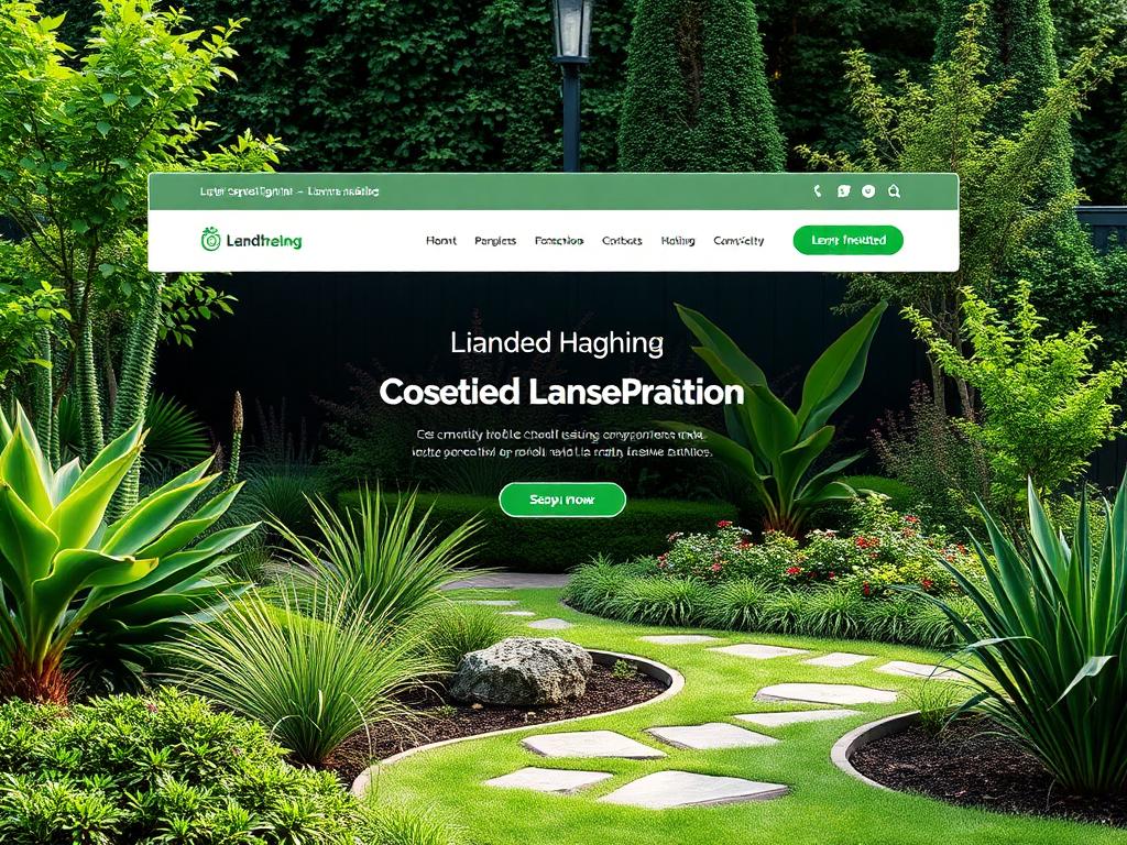 Landscaping Studio website project — +85% qualified enquiries