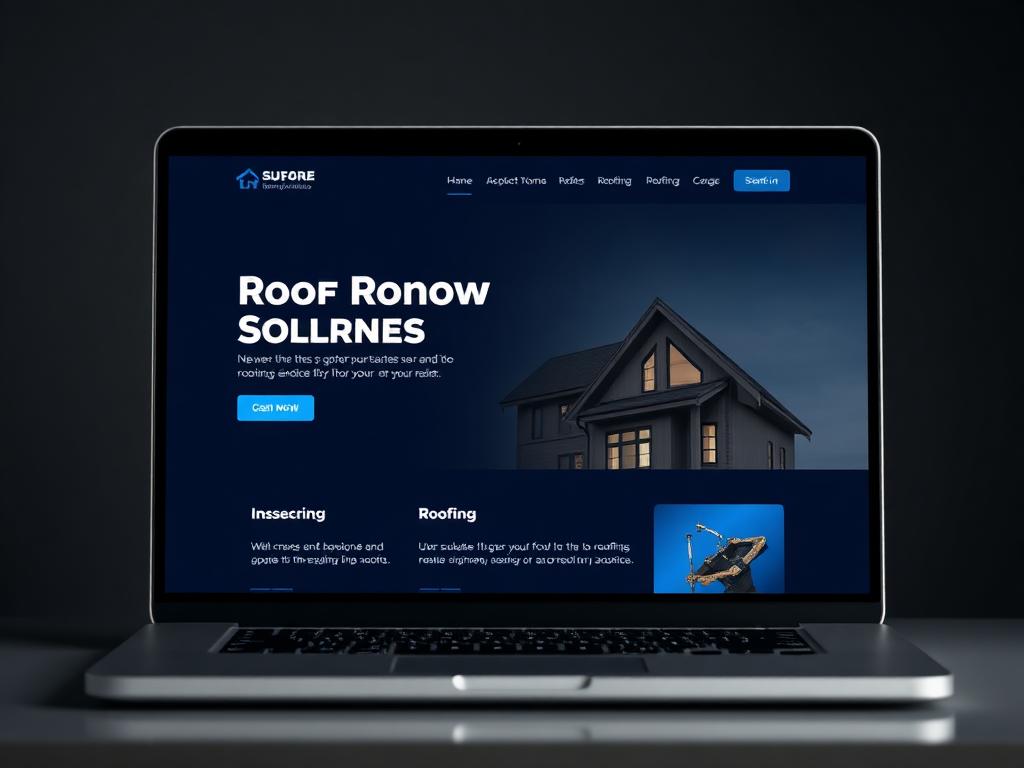 Roofing Co. website project — Increased local leads by 140%